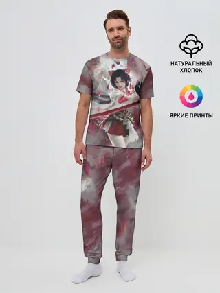 Мужская пижама с брюками / Naraka blade