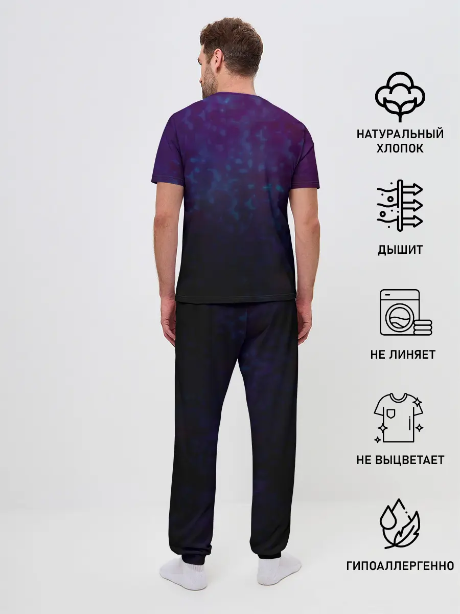 Мужская пижама с брюками / Minecraft АНАРХИЯ