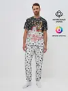 Мужская пижама с брюками / С Новым Годом