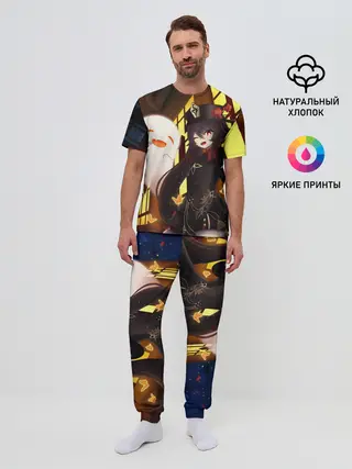 Мужская пижама с брюками / Ху Тао | Genshin Impact