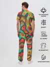 Мужская пижама с брюками / 3D узор Color