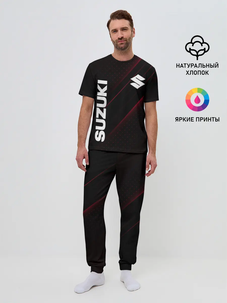 Мужская пижама с брюками / SUZUKI, sport