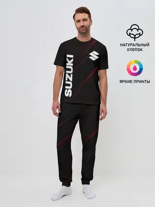 Мужская пижама с брюками / SUZUKI, sport