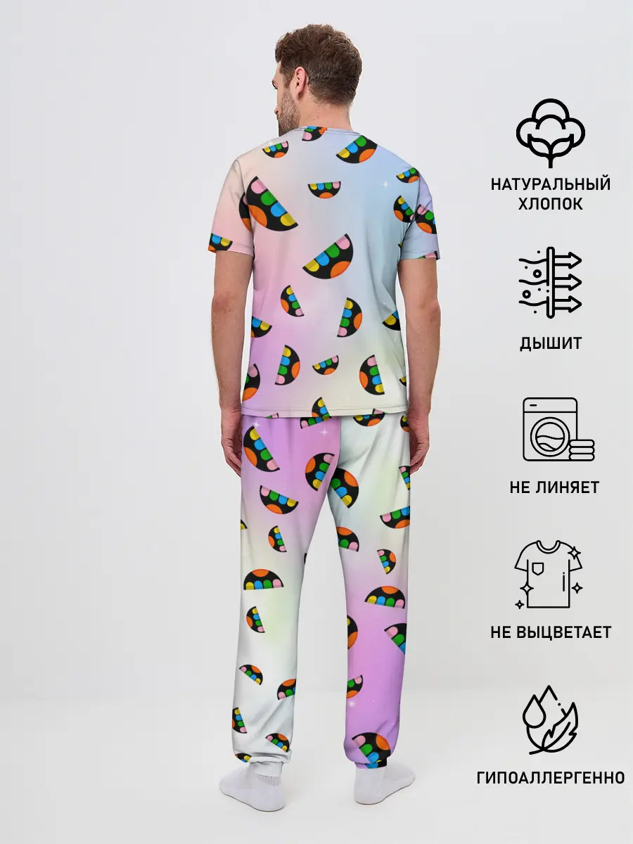 Мужская пижама с брюками / ТОКА БОКА ЛОГОТИП