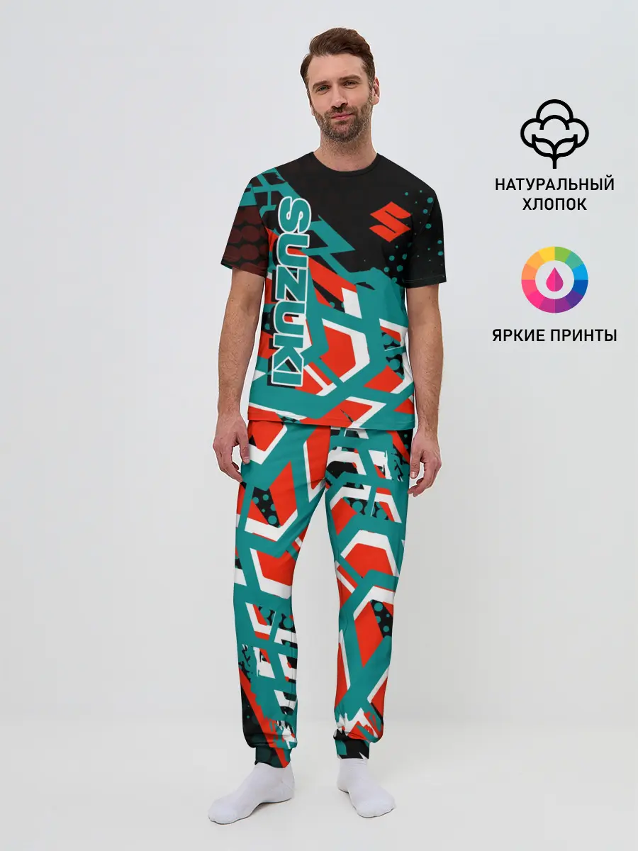 Мужская пижама с брюками / Suzuki