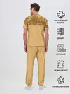 Мужская пижама с брюками / Песочный