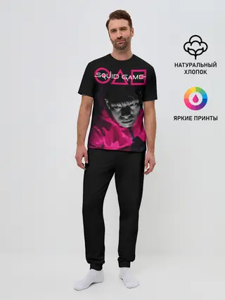 Мужская пижама с брюками / Squid game: police officer