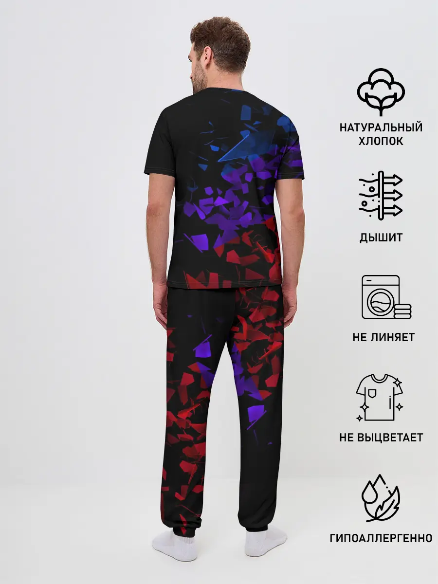 Мужская пижама с брюками / MPower BMW | Осколки стекла