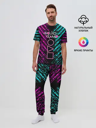 Мужская пижама с брюками / Сериал: Игра в кальмара.