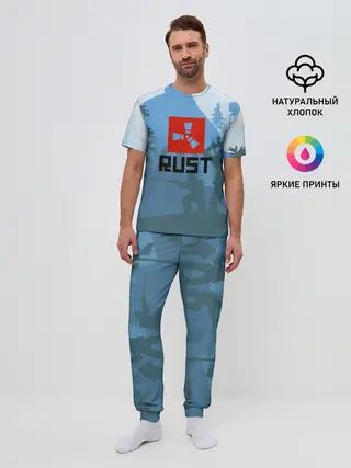 Мужская пижама с брюками / Выживалка Раст