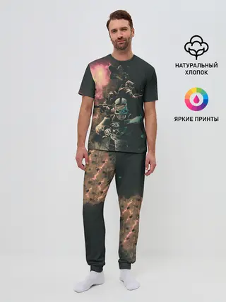 Мужская пижама с брюками / Моя банда Раст