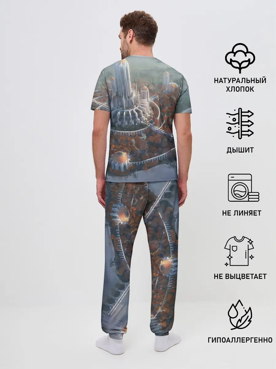 Мужская пижама с брюками / Столичный замок