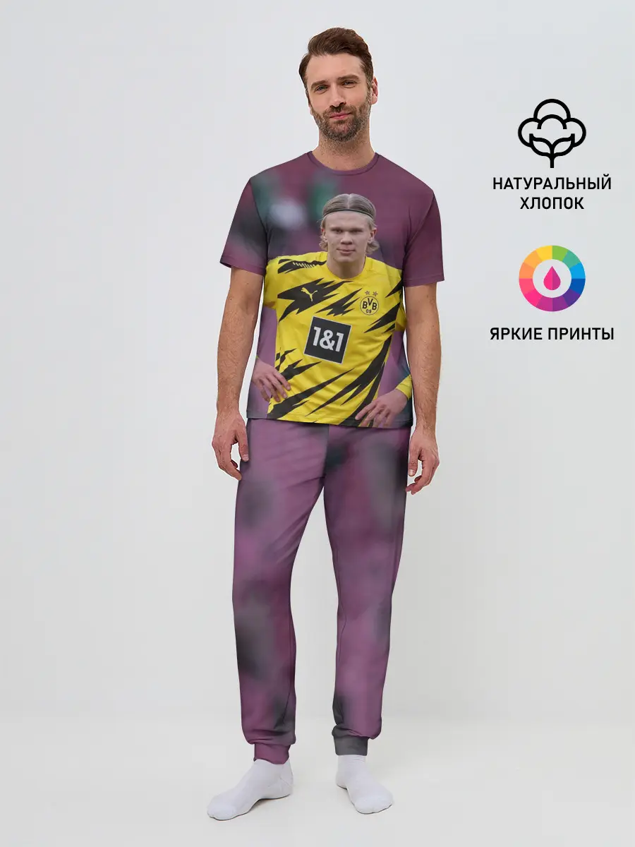 Мужская пижама с брюками / Erling Haaland