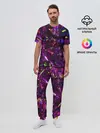 Мужская пижама с брюками / Фиолетовый бриллиант