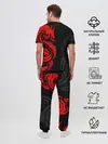 Мужская пижама с брюками / КРАСНЫЙ ДРАКОН ТАТУ / RED DRAGON TATTOO