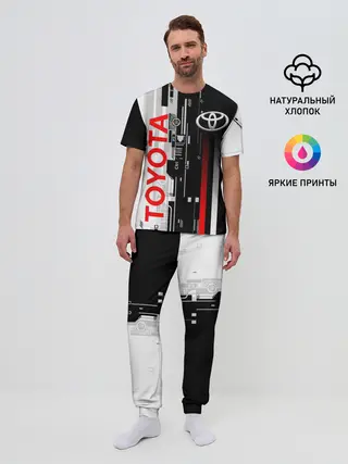 Мужская пижама с брюками / TOYOTA SORT / TOYOTA TECHNO