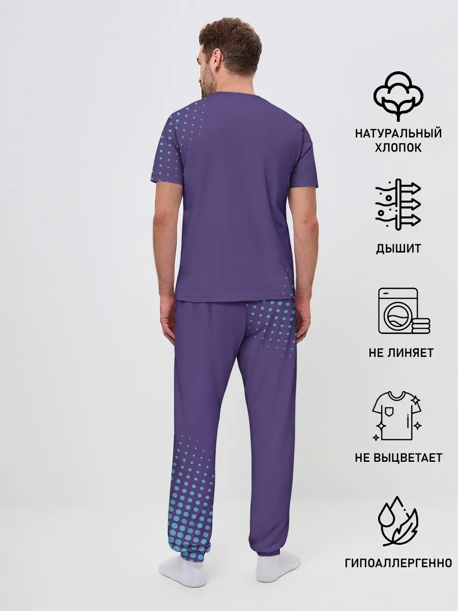 Мужская пижама с брюками / Saitama crunch One Punch-Man