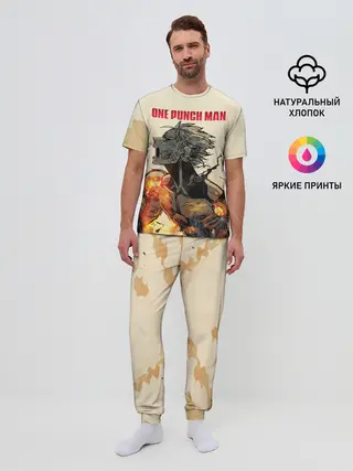 Мужская пижама с брюками / Разрушение Геноса One Punch-Man