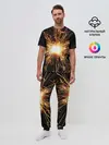Мужская пижама с брюками / фейерверк души