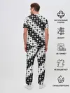 Мужская пижама с брюками / Следы от Лап
