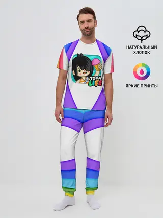 Мужская пижама с брюками / Нари | Nari | Toca Boca