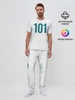 Мужская пижама с брюками / Squid game - Чан Док Су 101