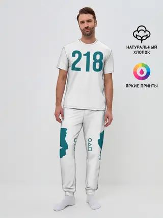 Мужская пижама с брюками / Squid game - Чхо Сан Воо 218