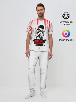 Мужская пижама с брюками / velial squad девочка дьявол