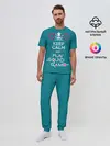 Мужская пижама с брюками / Keep calm and play squid game