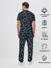 Мужская пижама с брюками / MERCEDES-BENZ / МЕРСЕДЕС-БЕНЗ / УЗОР