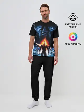 Мужская пижама с брюками / MASS EFFECT N7 КАПИТАН ШЕПАРД