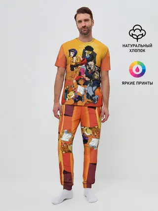 Мужская пижама с брюками / Cowboy All