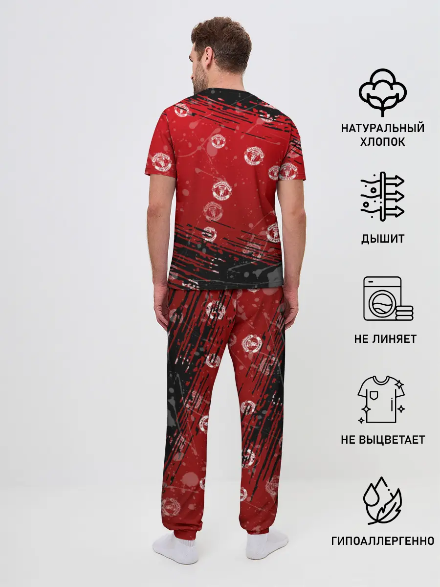 Мужская пижама с брюками / Manchester United: Возвращения Ronaldo.
