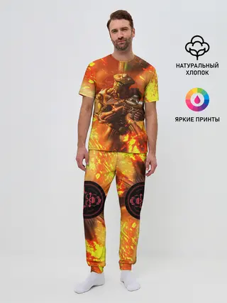 Мужская пижама с брюками / Doom ART