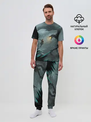 Мужская пижама с брюками / TES FUS RO DAH | DRAGON