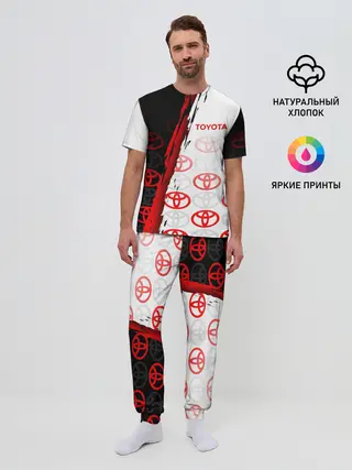 Мужская пижама с брюками / TOYOTA SPORT / GRUNGE / ГРАНЖ