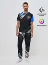 Мужская пижама с брюками / TOYOTA SPORT / ЛИНИИ / LINES