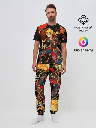 Мужская пижама с брюками / Геншин импакт: Тома