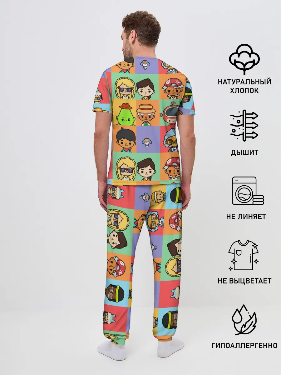 Мужская пижама с брюками / TOCA BOCA WORLD HERO