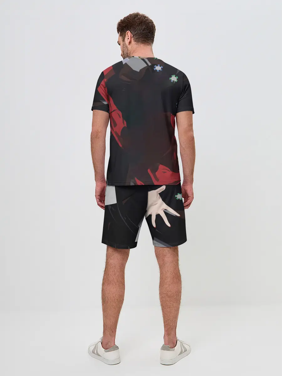 Мужской костюм с шортами / Kakegurui падает