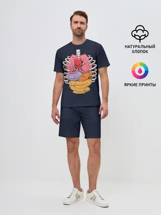 Мужской костюм с шортами / Внутри Меня Котики