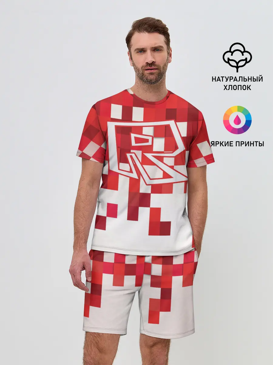 Мужской костюм с шортами / Roblox