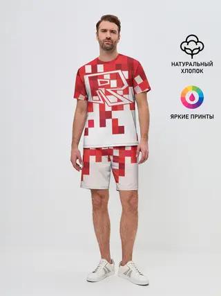 Мужской костюм с шортами / Roblox