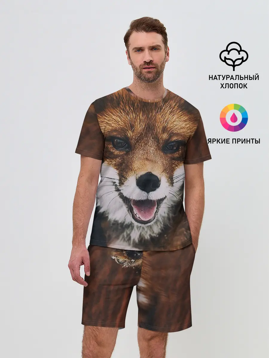 Мужской костюм с шортами / Лисичка