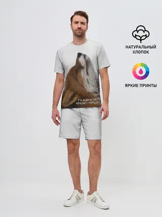 Мужской костюм с шортами / Лиса Главное фыр-фыр