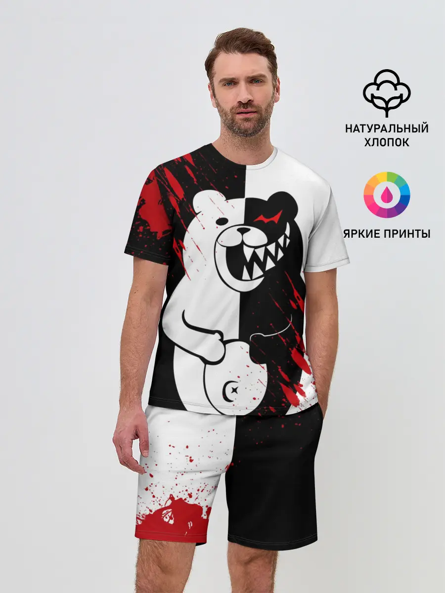 Мужской костюм с шортами / Monokuma вторая сущность
