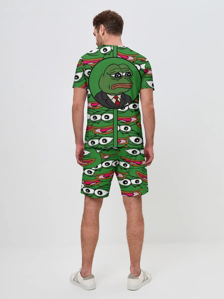 Мужской костюм с шортами / Good / Sad frog
