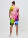 Мужской костюм с шортами / Радужный дым