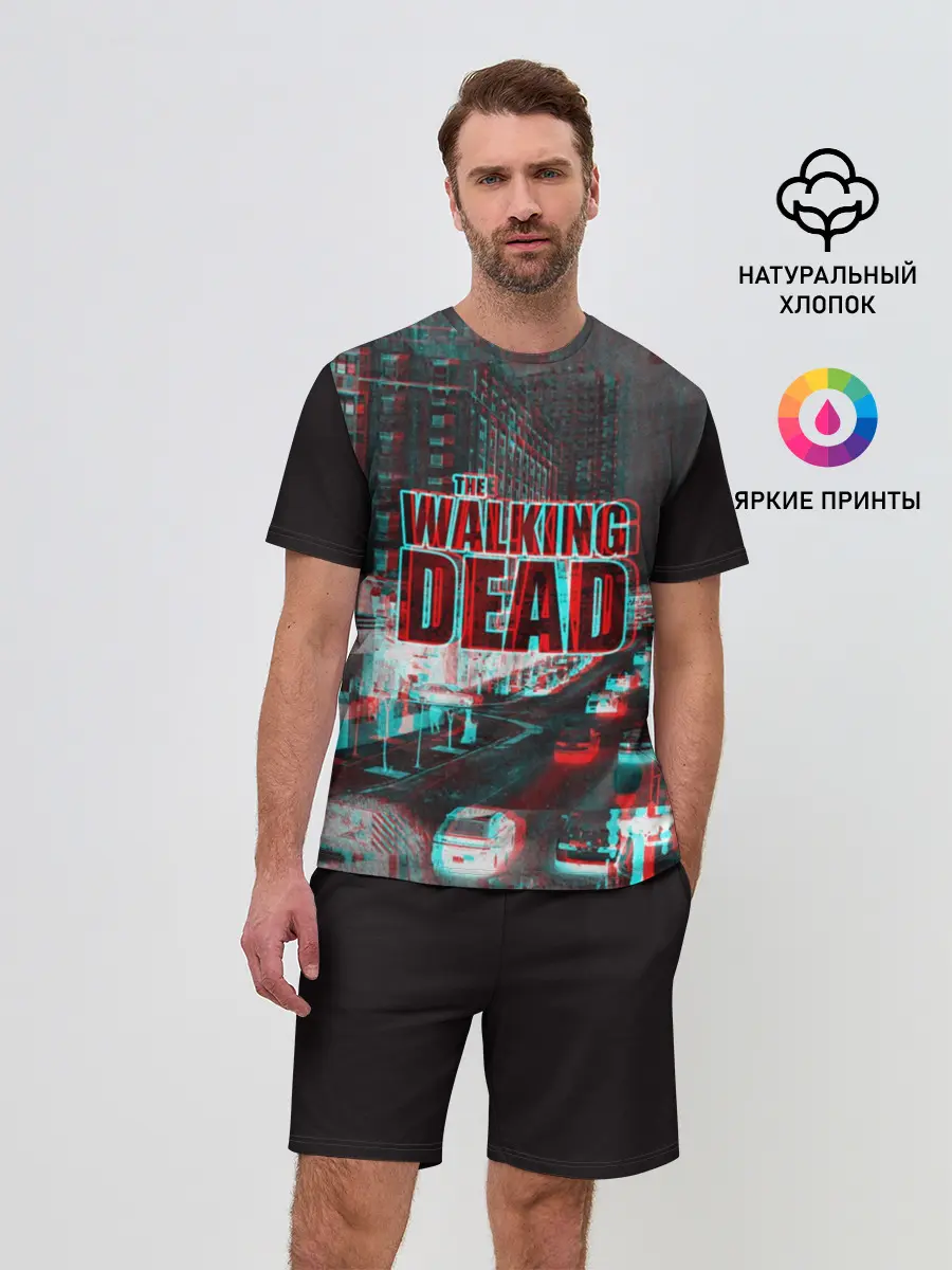 Мужской костюм с шортами / the walking dead glitch