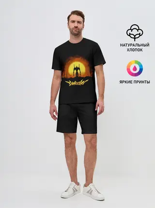 Мужской костюм с шортами / Евангелион